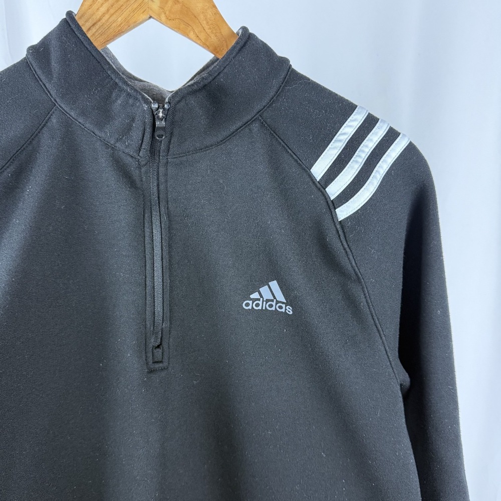 Adidas Golf‎ Active Fleece Quarter-Zip Pullover Performance Top Black
